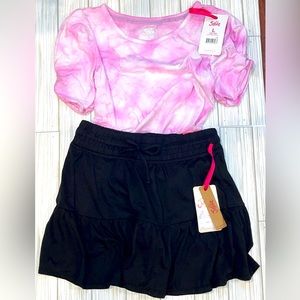 NWT BODYSUIT WITH SKORT